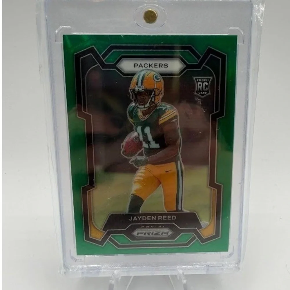 Jayden Reed Green Prizm 2023 Panini Prizm 334 NFL Green Bay Packers